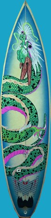 Tattoos - Dragon Surf Board - 34055